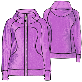 Fashion sewing patterns for Hoodie 7927